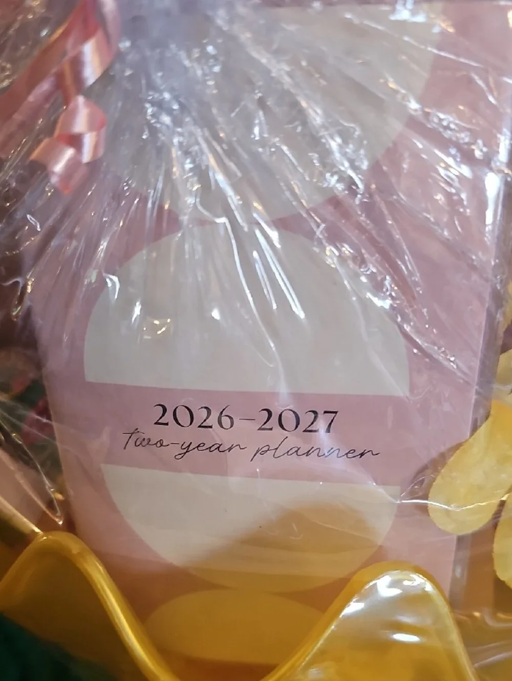 Women Assorted Yellow/Pink Gift Basket